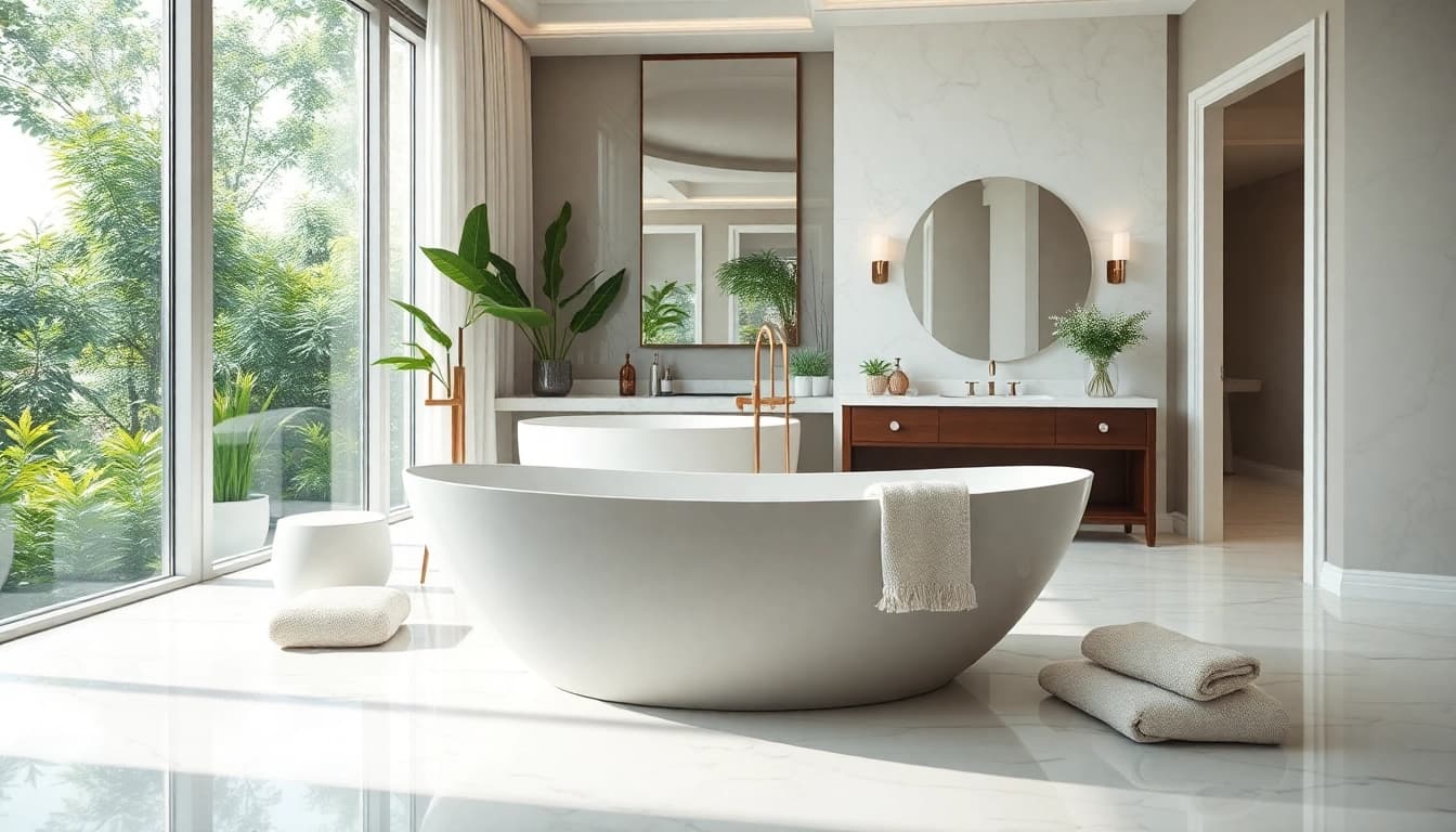 Transform your space with stunning elegant bathrooms designed for comfort and luxury.