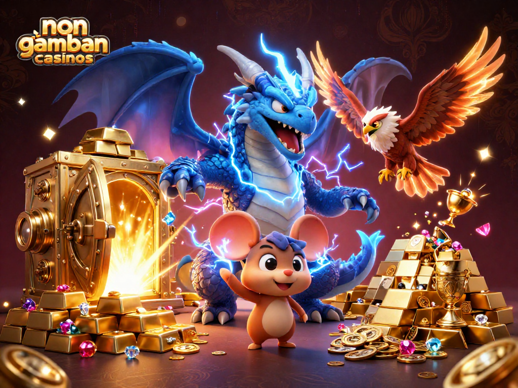 Spin the reels at non gamban casinos featuring treasure-filled magic with dragons and dynamic games.
