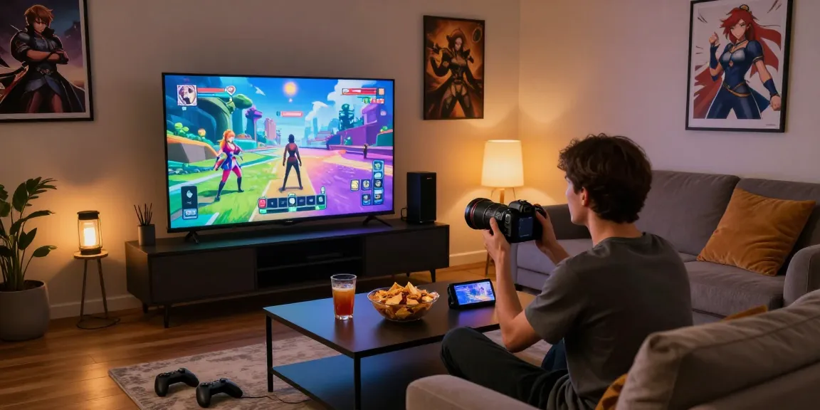 Immersive hentai game scene in stylish living room with engaging graphics.