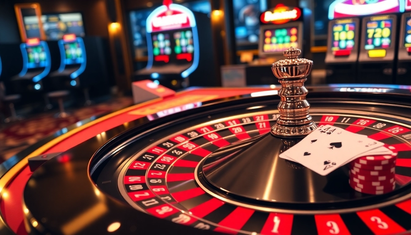 Engage in thrilling casino experiences at https://urr88.com/ with luxurious roulette and vibrant gaming atmosphere.