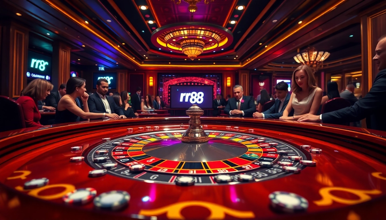 Experience thrilling gameplay at rr 88 casino with vibrant tables and dynamic betting action.