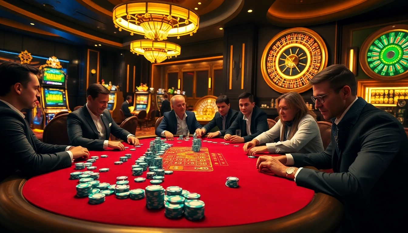 Engage with 7mcn's exciting live sports betting at a glamorous casino setting.