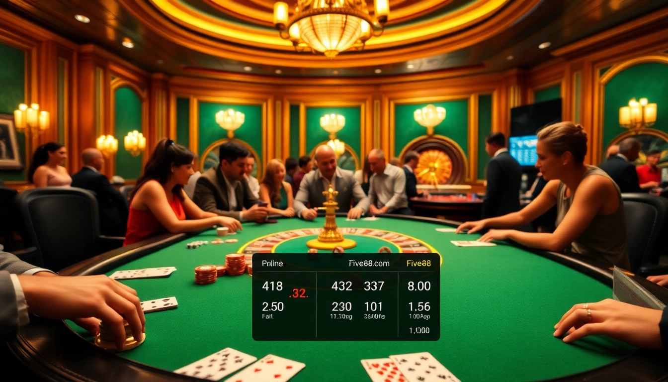 Experience the thrill of gambling at five88 com with exciting poker gameplay and dynamic betting.