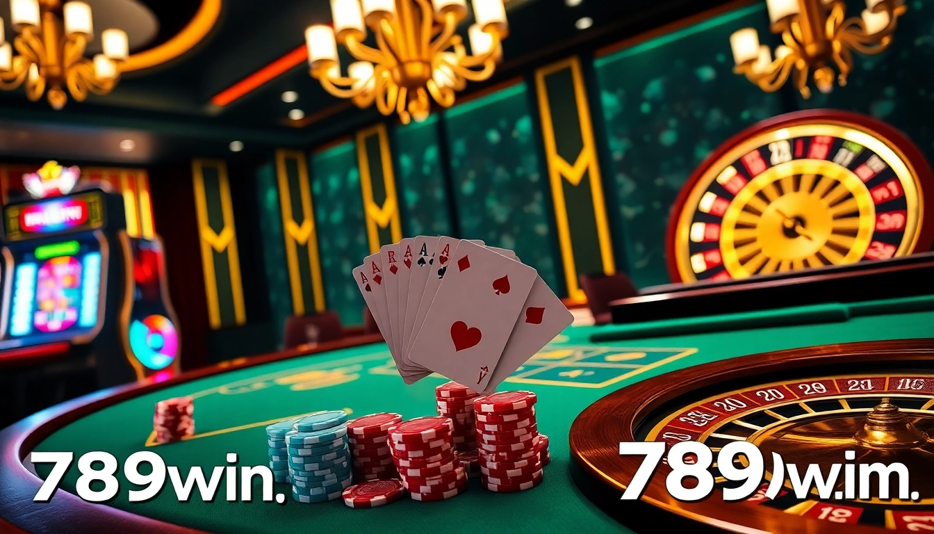 Experience thrilling gameplay at 789win com with vibrant casino tables and interactive gaming elements.