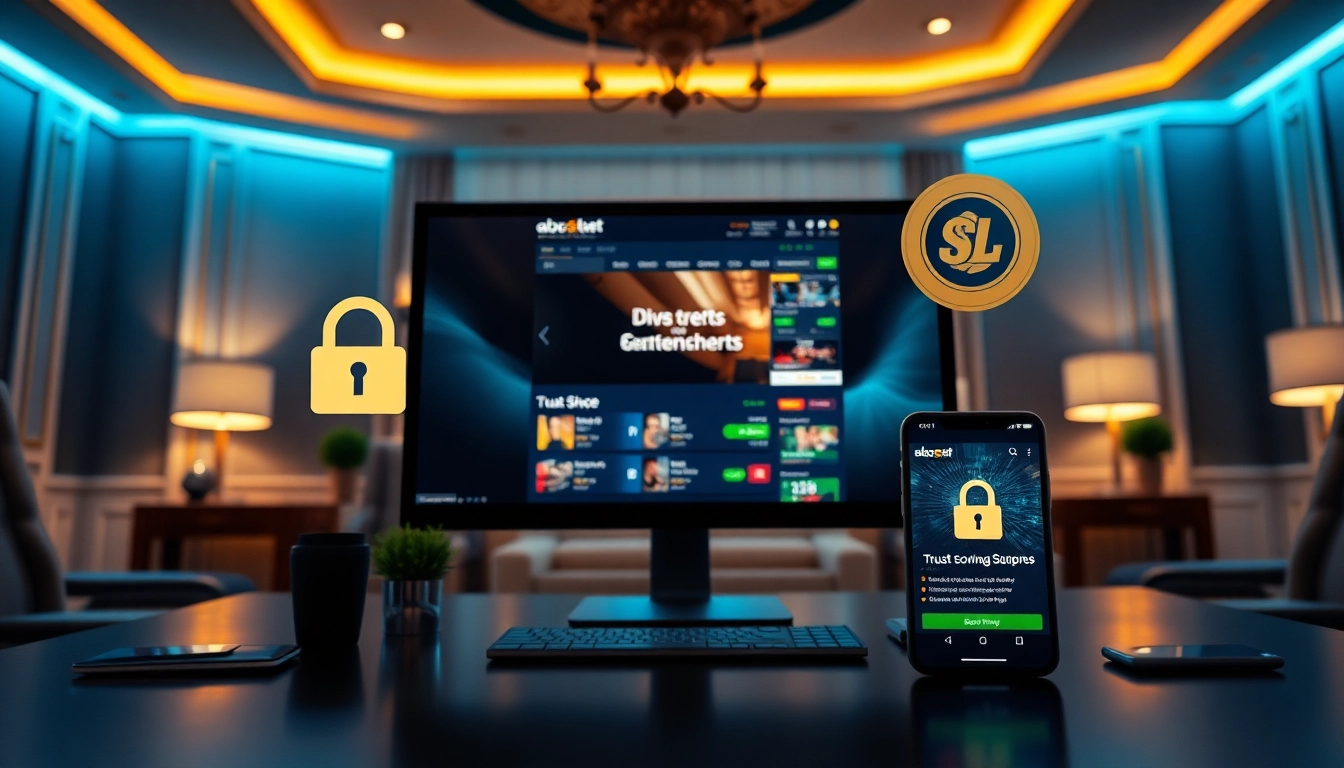 abc8 online gambling platform showcasing seamless interface and security features