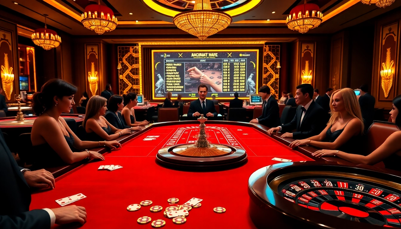 Engage in high-stakes baccarat at https://f168.studio/ with elegant players and vibrant casino atmosphere.