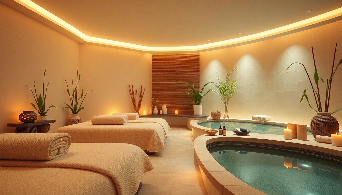 Spa Ads featuring a serene and inviting spa environment with soft lighting, calming elements, and plush spa treatments.