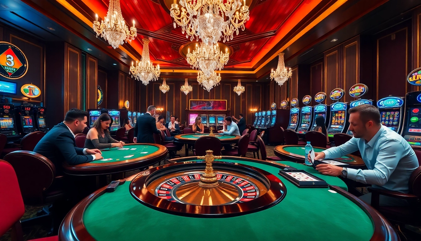 Engage in thrilling table games at https://388bet.miami/ with vibrant casino visuals showcasing poker and roulette.