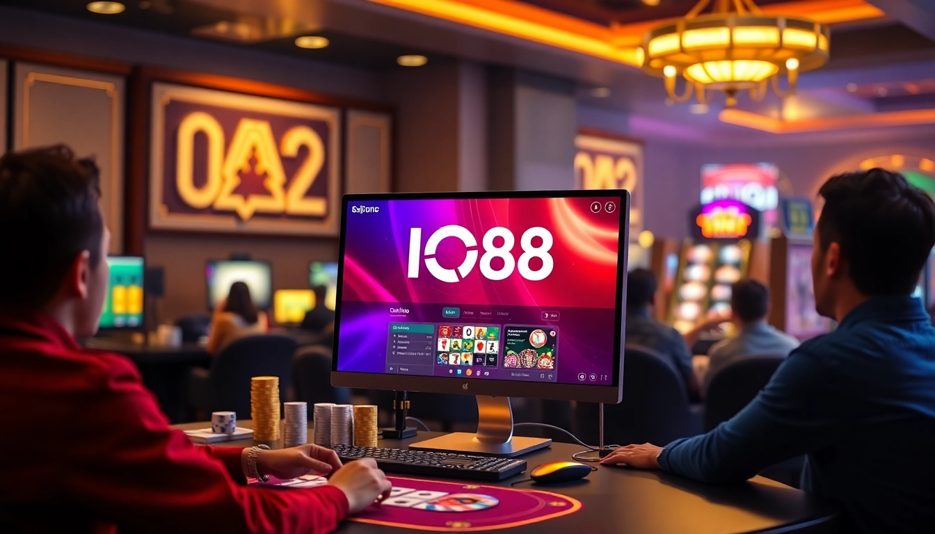 IQ88 online casino showcasing exciting gameplay and modern interface for a trustworthy gaming experience.