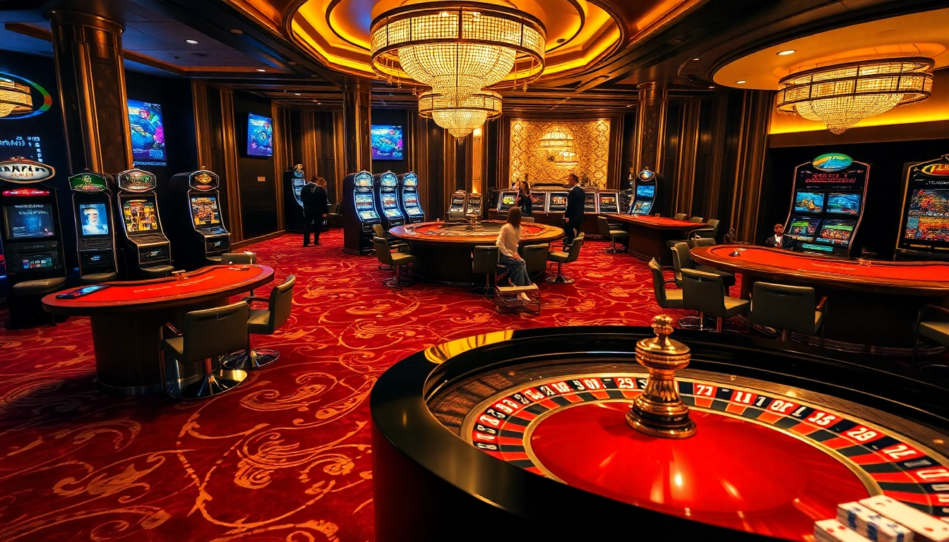 Players engaging with F168 casino games at a luxurious roulette table.