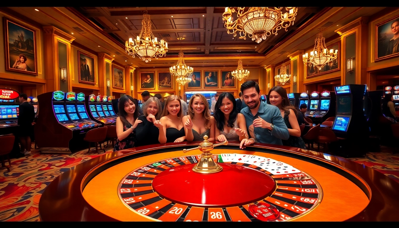 Experience premium gaming excitement at https://lc88.art/ with vibrant roulette tables and enthusiastic players.