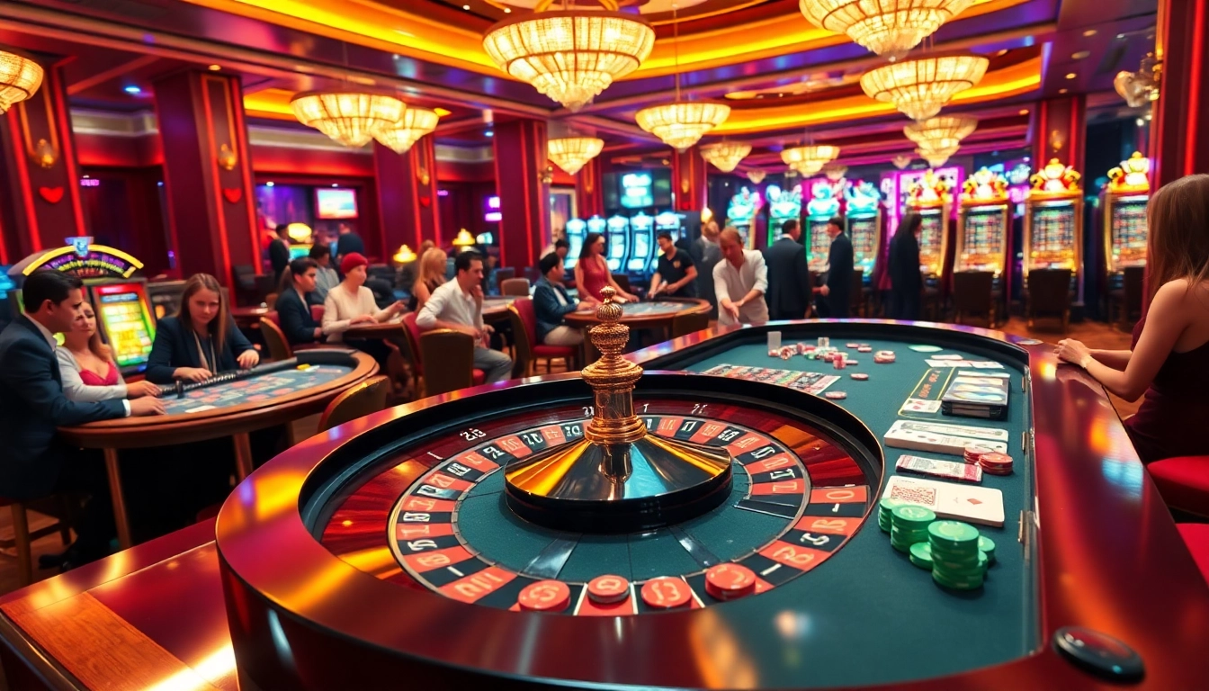 Experience thrilling gameplay at uu88 with vibrant casino tables and exciting roulette action.