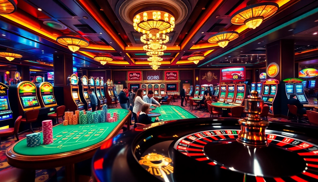 Experience the thrill of the casino with go 88 poker tables and vibrant gaming atmosphere.