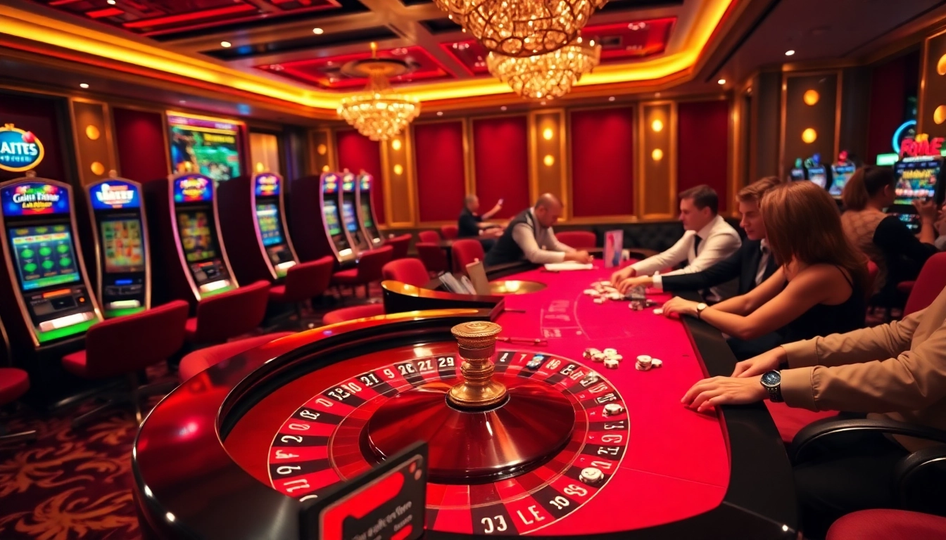 Experience the thrill of the luckywin lottery while playing at a luxurious casino.