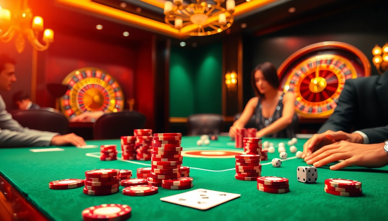 Engage with the thrilling world of poker at https://sunwinn.in.net/, featuring a luxurious table and vibrant chips.