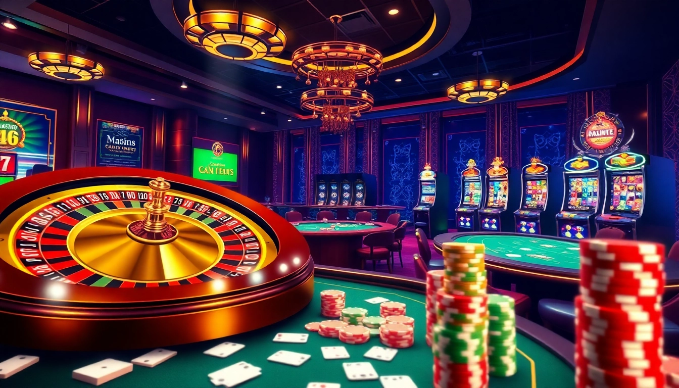 Experience the thrill of nhất víp with vibrant casino tables and dynamic gaming atmosphere.