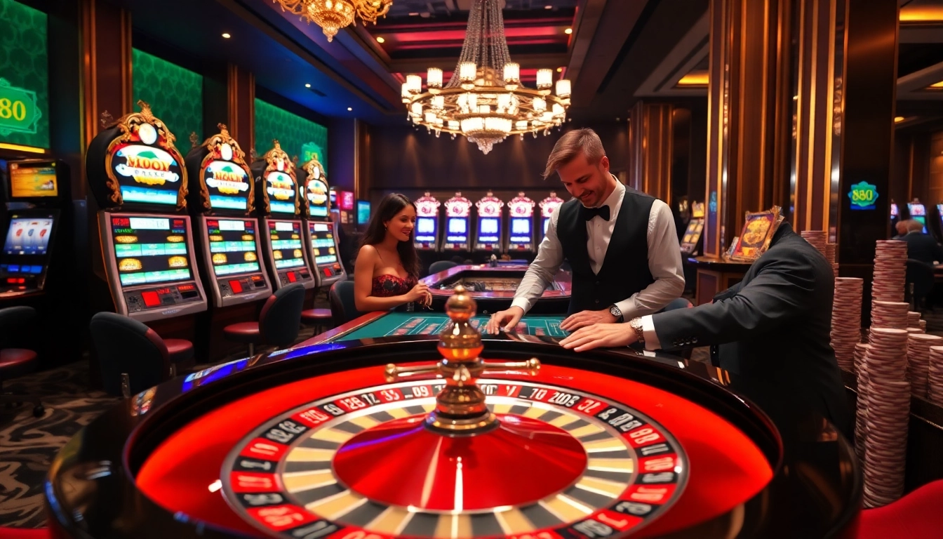Enjoy thrilling gameplay at the luxurious casino with 88i roulette and vibrant slots.