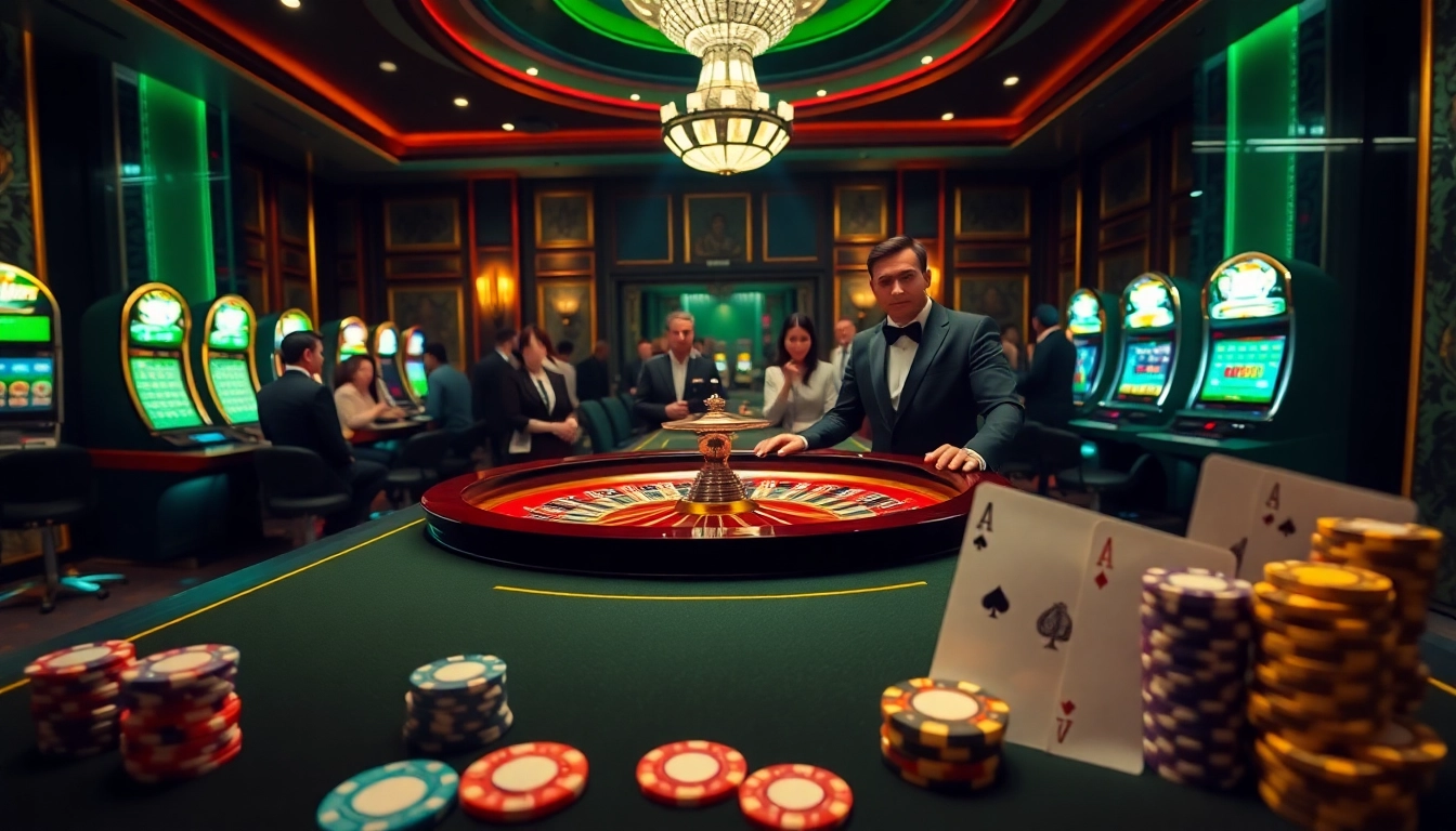 Experience the thrill of winning at https://bet168.me/ with luxurious casino tables and vibrant players.