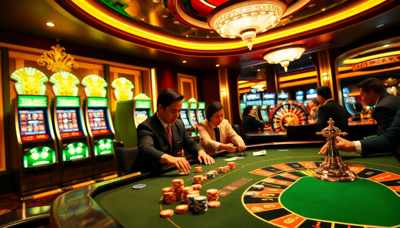 Experience the excitement of bem88 gambling at a luxurious casino gaming table.
