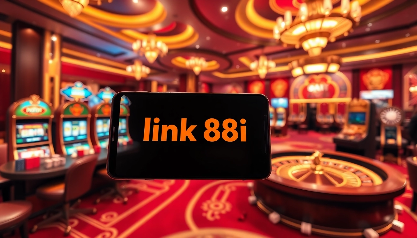 Experience the thrill of online gaming with link 88i on vibrant casino tables.