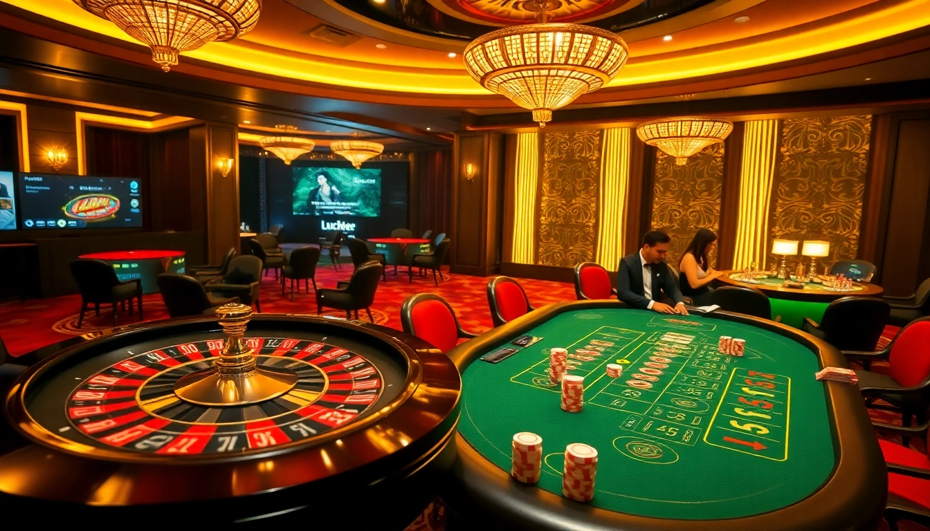 Experience high-stakes excitement at trang chu luck8 with vibrant casino games and thrilling atmosphere.
